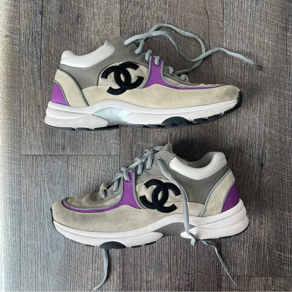 CHANEL | Shoes | Chanel Sneakers Size 38 | Poshmark